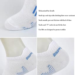3Pairs/Lot Running Socks Men Woman Basketball Breathable Anti Slip Sport Fitness Cycling Walking Cotton Athletic No Sweat Sock