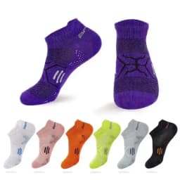 3Pairs/Lot Running Socks Men Woman Basketball Breathable Anti Slip Sport Fitness Cycling Walking Cotton Athletic No Sweat Sock