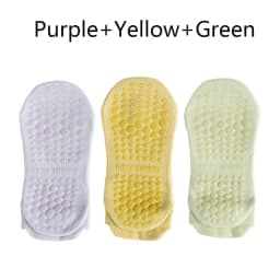 3 Pairs Yoga Socks for Women Breathable Mesh Socks Non Slip Pilates Socks Grip Cotton Low Cut Gym Fitness Sport Short Yoga Socks
