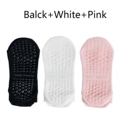 3 Pairs Yoga Socks for Women Breathable Mesh Socks Non Slip Pilates Socks Grip Cotton Low Cut Gym Fitness Sport Short Yoga Socks