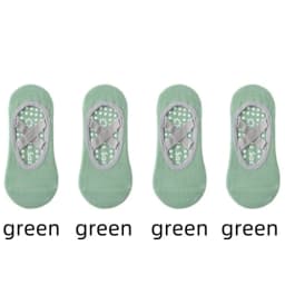 1/ 4Pair Professional Women Yoga Sock Silicone Anti-slip Ballet Pilates Socks Women Backless Breathable Bandage Yoga Sport Socks