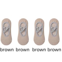 1/ 4Pair Professional Women Yoga Sock Silicone Anti-slip Ballet Pilates Socks Women Backless Breathable Bandage Yoga Sport Socks
