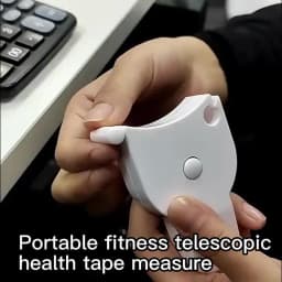 Portable Fitness Telescopic Health Tape Measure With Handle Torch Y-shaped Tape Measure Waist Circumference Tape Measure