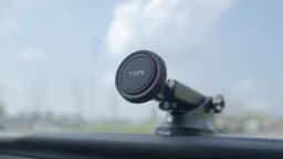 TOPK Magnetic Car Phone Holder Strong Suction Cup Mount Dashboard Windshield Stand Long Arm 360° Adjustable Mobile Phone Holder