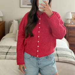 Casual Loose Cardigan For Women Autumn Long Sleeve Knitwear Y2K Outerwears Women's Fashion Stripes Sweater Female Top