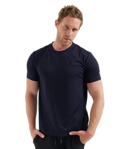 100% Superfine Merino Wool T Shirt Mens Base Layer Tee Merino Wool 180G Everyday Undershirt Wicking Breathable Anti-Odor