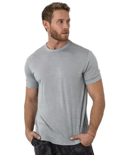 100% Superfine Merino Wool T Shirt Mens Base Layer Tee Merino Wool 180G Everyday Undershirt Wicking Breathable Anti-Odor
