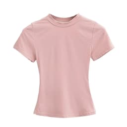2025 New High Quality Casual T shirt Sexy Slim Short Sleeves Fashion Trend Solid Women Clothing y2k Tops