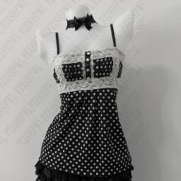 Polka dot Coquette Classic Fashion Halter Tops Harajuku Y2K Women Lace Clothing Slim Cute Camisole Aesthetic Sleeveless Singlet