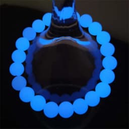Natural Stone Punk Bracelet Yoga Healing Luminous Glow In The Dark Bracelet Charm Beads Bracelet for Men Women Jewelry Wholesale