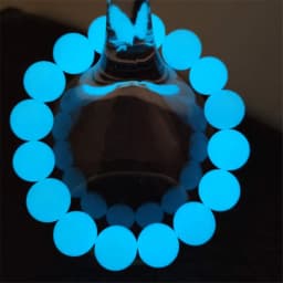 Natural Stone Punk Bracelet Yoga Healing Luminous Glow In The Dark Bracelet Charm Beads Bracelet for Men Women Jewelry Wholesale