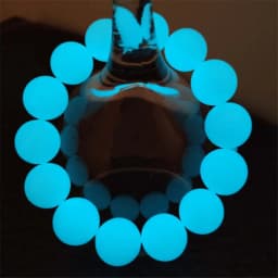 Natural Stone Punk Bracelet Yoga Healing Luminous Glow In The Dark Bracelet Charm Beads Bracelet for Men Women Jewelry Wholesale