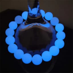 Natural Stone Punk Bracelet Yoga Healing Luminous Glow In The Dark Bracelet Charm Beads Bracelet for Men Women Jewelry Wholesale