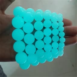Natural Stone Punk Bracelet Yoga Healing Luminous Glow In The Dark Bracelet Charm Beads Bracelet for Men Women Jewelry Wholesale
