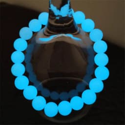 Natural Stone Punk Bracelet Yoga Healing Luminous Glow In The Dark Bracelet Charm Beads Bracelet for Men Women Jewelry Wholesale