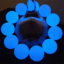 Natural Stone Punk Bracelet Yoga Healing Luminous Glow In The Dark Bracelet Charm Beads Bracelet for Men Women Jewelry Wholesale