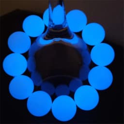 Natural Stone Punk Bracelet Yoga Healing Luminous Glow In The Dark Bracelet Charm Beads Bracelet for Men Women Jewelry Wholesale