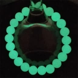 Natural Stone Punk Bracelet Yoga Healing Luminous Glow In The Dark Bracelet Charm Beads Bracelet for Men Women Jewelry Wholesale
