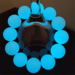 Natural Stone Punk Bracelet Yoga Healing Luminous Glow In The Dark Bracelet Charm Beads Bracelet for Men Women Jewelry Wholesale