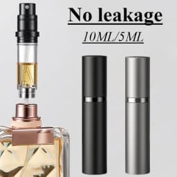 10ml 5ml Perfume Atomizer Portable Liquid Container For Cosmetics Traveling Mini Aluminum Spray Alcochol Empty Refillable Bottle