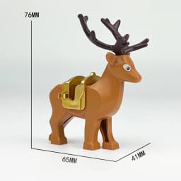 Zoo African Elephant Sika Deer Camel MOC Building Blocks Fire Dragon Animal Panda Bear Military Pegasus Horse Mini Toy Gift K041