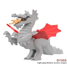 Zoo African Elephant Sika Deer Camel MOC Building Blocks Fire Dragon Animal Panda Bear Military Pegasus Horse Mini Toy Gift K041