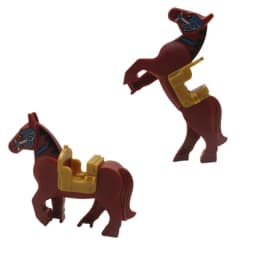 Zoo African Elephant Sika Deer Camel MOC Building Blocks Fire Dragon Animal Panda Bear Military Pegasus Horse Mini Toy Gift K041