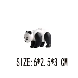 Zoo African Elephant Sika Deer Camel MOC Building Blocks Fire Dragon Animal Panda Bear Military Pegasus Horse Mini Toy Gift K041