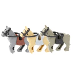 Zoo African Elephant Sika Deer Camel MOC Building Blocks Fire Dragon Animal Panda Bear Military Pegasus Horse Mini Toy Gift K041