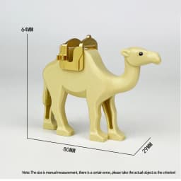 Zoo African Elephant Sika Deer Camel MOC Building Blocks Fire Dragon Animal Panda Bear Military Pegasus Horse Mini Toy Gift K041