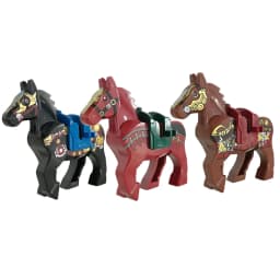 Zoo African Elephant Sika Deer Camel MOC Building Blocks Fire Dragon Animal Panda Bear Military Pegasus Horse Mini Toy Gift K041