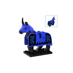 Zoo African Elephant Sika Deer Camel MOC Building Blocks Fire Dragon Animal Panda Bear Military Pegasus Horse Mini Toy Gift K041