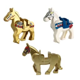Zoo African Elephant Sika Deer Camel MOC Building Blocks Fire Dragon Animal Panda Bear Military Pegasus Horse Mini Toy Gift K041