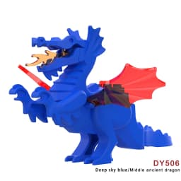 Zoo African Elephant Sika Deer Camel MOC Building Blocks Fire Dragon Animal Panda Bear Military Pegasus Horse Mini Toy Gift K041