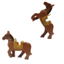 Zoo African Elephant Sika Deer Camel MOC Building Blocks Fire Dragon Animal Panda Bear Military Pegasus Horse Mini Toy Gift K041