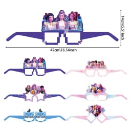 KPOP Birthday Party Supplies Set with Tattoo Stickers Slap Bracelets Paper Glasses Tablecloth Balloons - Theme Decor Gift Bags