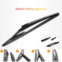 APPDEE Wiper For Nissan X-Trail T33 2021-2025 2022 2023 2024 Wiper Front & Rear Wiper Blades Windscreen Brushes 26"+17"+12"