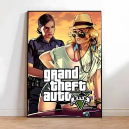 Game Anime G-G-GTAS Manga Posters HD Print Vintage Wall Art Decor for Home Study Room