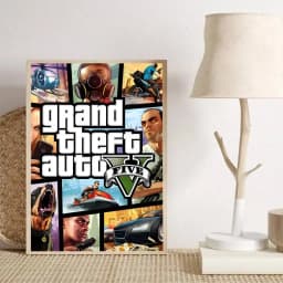 Game Anime G-G-GTAS Manga Posters HD Print Vintage Wall Art Decor for Home Study Room