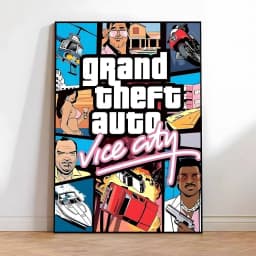 Game Anime G-G-GTAS Manga Posters HD Print Vintage Wall Art Decor for Home Study Room
