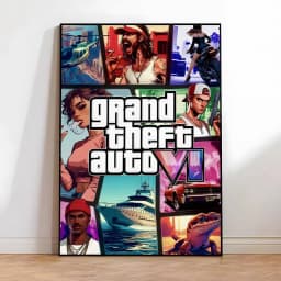 Game Anime G-G-GTAS Manga Posters HD Print Vintage Wall Art Decor for Home Study Room