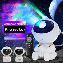 LED Astronaut Projector Night Light Nebula Sky Ceiling Galaxy Star Lights Bedroom Home Party Decorative Children Kids Gift