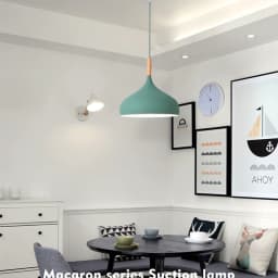New Modern Pendant Lamps Macaroon Chandelier for Restaurant Bedroom Hanging Lights Aluminum Single Chandelier Office Decorative