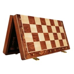 Chess Set Grade Wooden Folding Big 39*39cm Traditional Classic Handwork Solid Wood Pieces Chessboard Gift Board Game