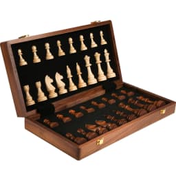 Chess Set Grade Wooden Folding Big 39*39cm Traditional Classic Handwork Solid Wood Pieces Chessboard Gift Board Game