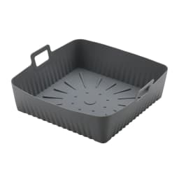 9" Silicone Air Fryer Liners for Cosori/Ninja 6-8QT - 23cm Square Reusable Baking Tray Oil-Free & Dishwasher-Safe