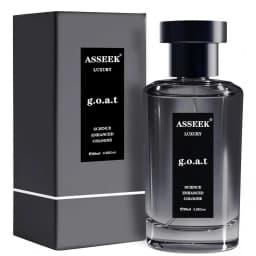 Asseek g.o.a.t Science Enhanced Cologne Men Perfume Fresh Woody Aquatic Scent 80ml 2.82 FL OZ Long Lasting Fragrance Spray For Male