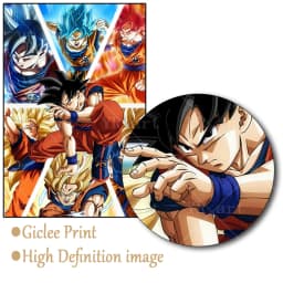 Japanese Surrounding Anime Dragon Ball Canvas Poster Print Super Saiyan Kakarot Vegeta Mural Art Decoration Picture Wall Prints
