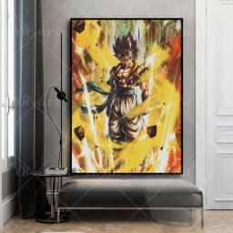 Japanese Surrounding Anime Dragon Ball Canvas Poster Print Super Saiyan Kakarot Vegeta Mural Art Decoration Picture Wall Prints