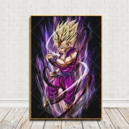 Japanese Surrounding Anime Dragon Ball Canvas Poster Print Super Saiyan Kakarot Vegeta Mural Art Decoration Picture Wall Prints